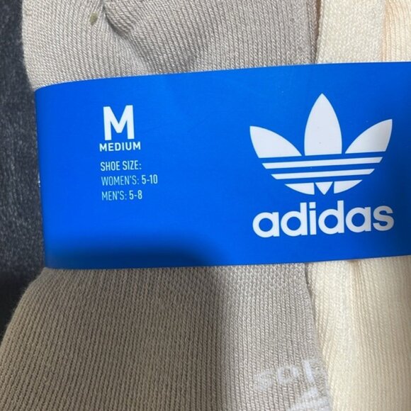 ADIDAS Originals Trefoil 6 Pack No Show Socks - Picture 3 of 5